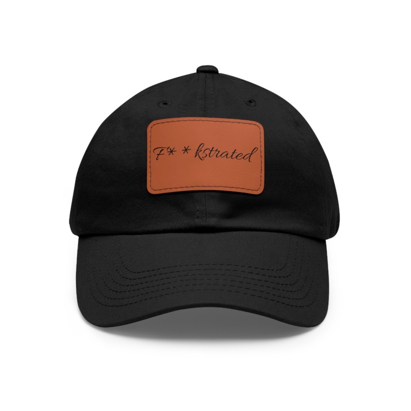 F**kstrated Hat with Leather Patch (Rectangle) - Image 35