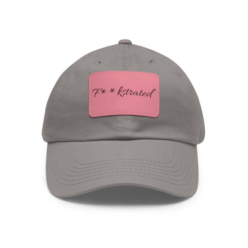 F**kstrated Hat with Leather Patch (Rectangle) - Image 102