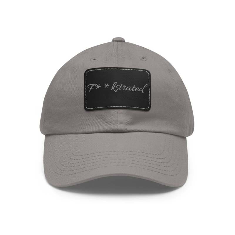 F**kstrated Hat with Leather Patch (Rectangle) - Image 81