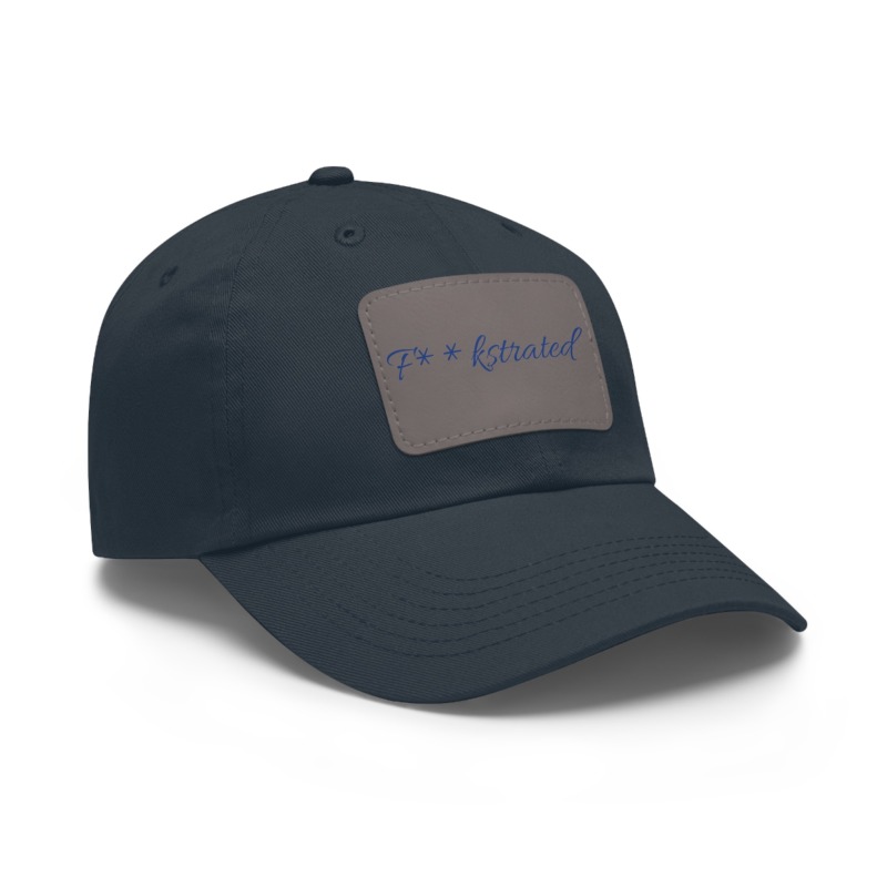 F**kstrated Hat with Leather Patch (Rectangle) - Image 56