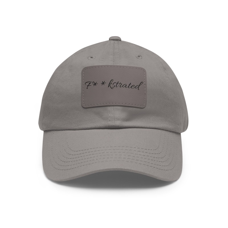 F**kstrated Hat with Leather Patch (Rectangle) - Image 88