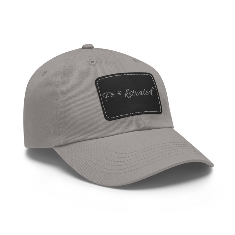 F**kstrated Hat with Leather Patch (Rectangle) - Image 82