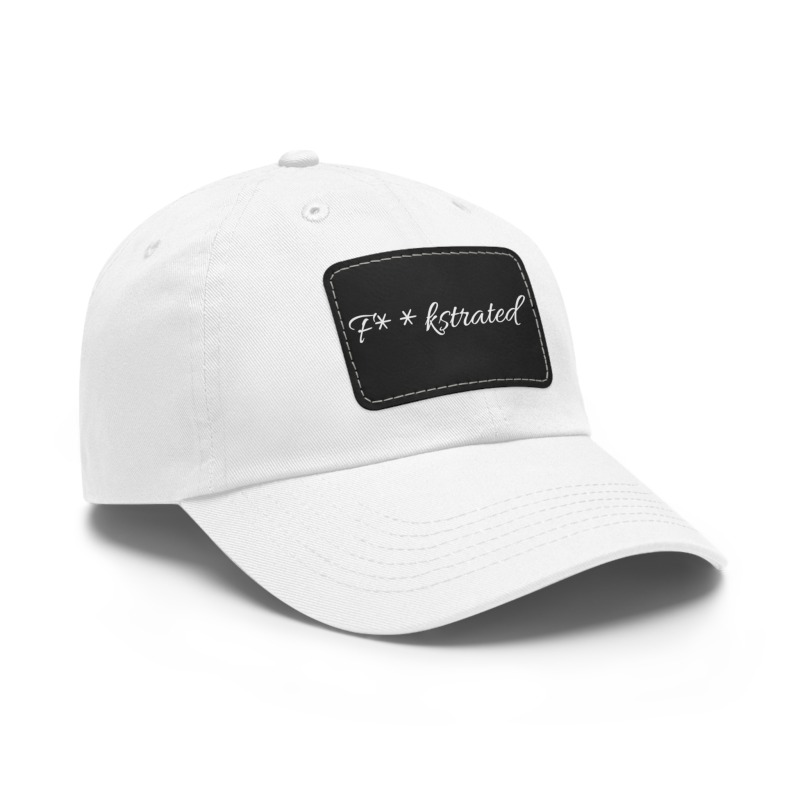 F**kstrated Hat with Leather Patch (Rectangle) - Image 49