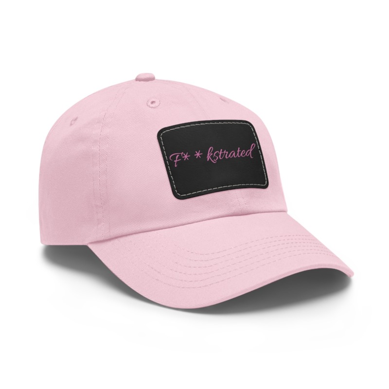 F**kstrated Hat with Leather Patch (Rectangle) - Image 75