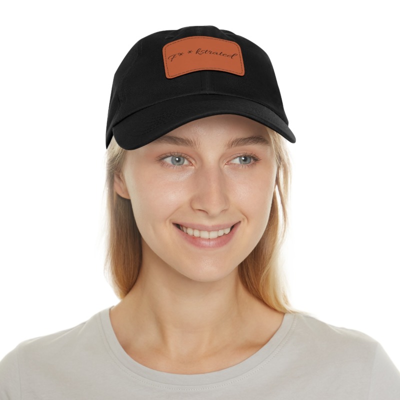 F**kstrated Hat with Leather Patch (Rectangle) - Image 34