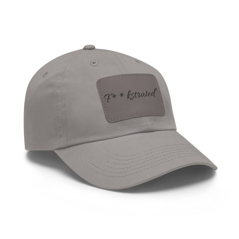 F**kstrated Hat with Leather Patch (Rectangle) - Image 89