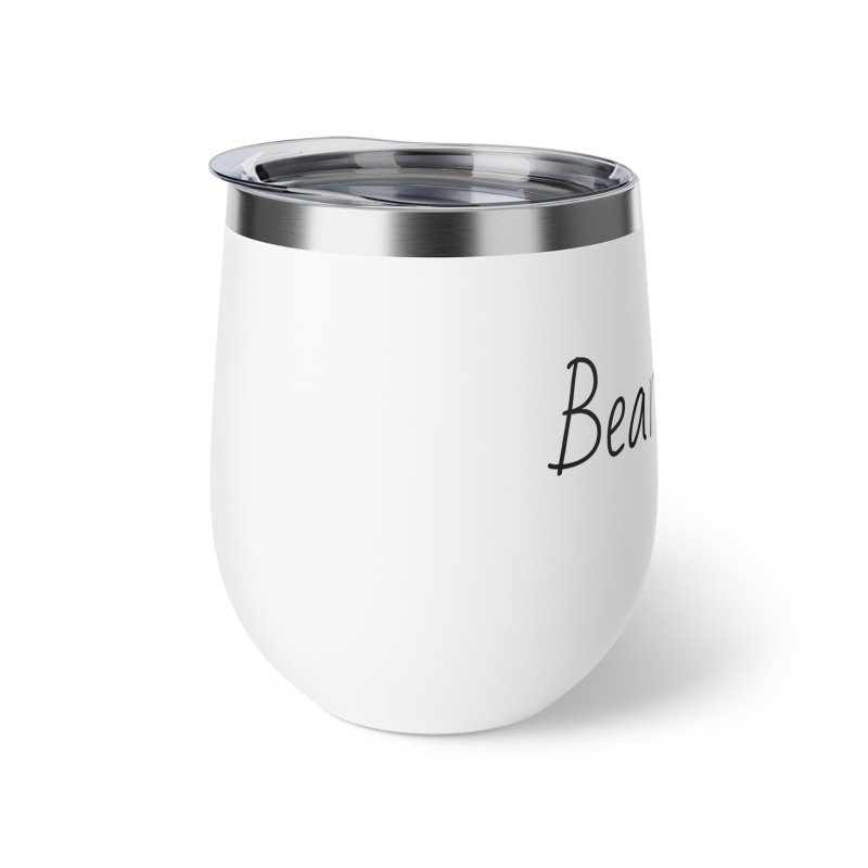 Bear with... - Copper Vacuum Insulated Cup, 12oz - Image 3