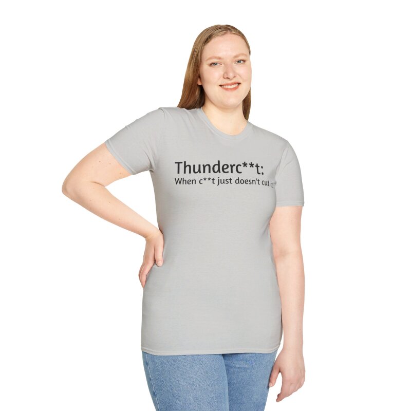 Thunderc**t - Unisex Softstyle T-Shirt - Image 25