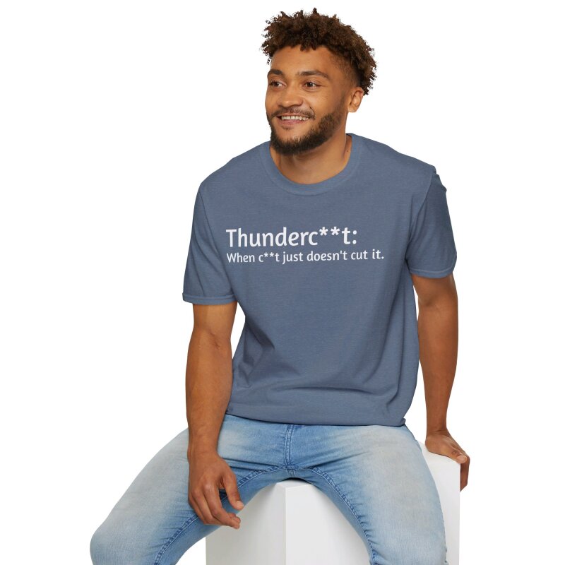 Thunderc**t - Unisex Softstyle T-Shirt - Image 60