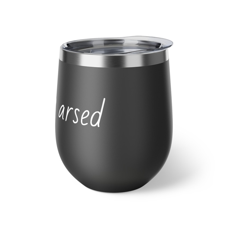 Can't be arsed - Copper Vacuum Insulated Cup, 12oz - Image 3