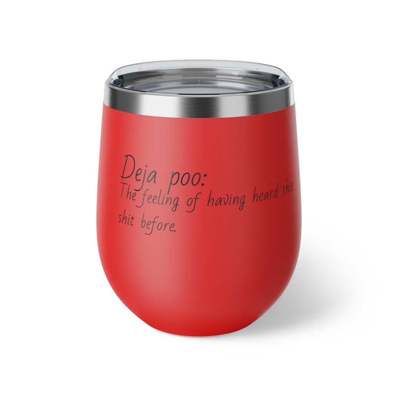 Deja poo - Copper Vacuum Insulated Cup, 12oz - Image 14