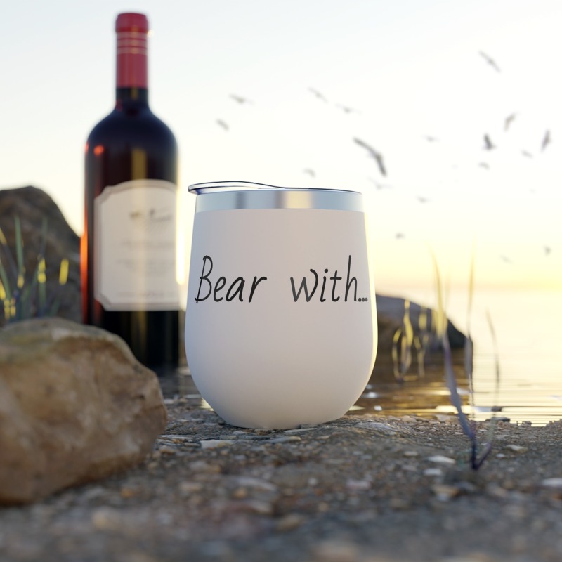 Bear with... - Copper Vacuum Insulated Cup, 12oz