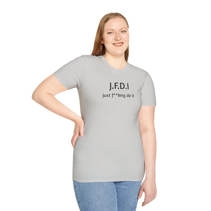 J.F.D.I - Unisex Softstyle T-Shirt - Image 42