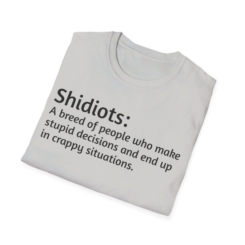 Shidiots - Unisex Softstyle T-Shirt - Image 41