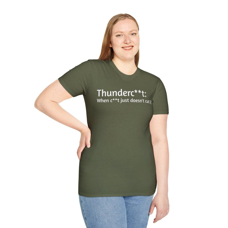 Thunderc**t - Unisex Softstyle T-Shirt - Image 37