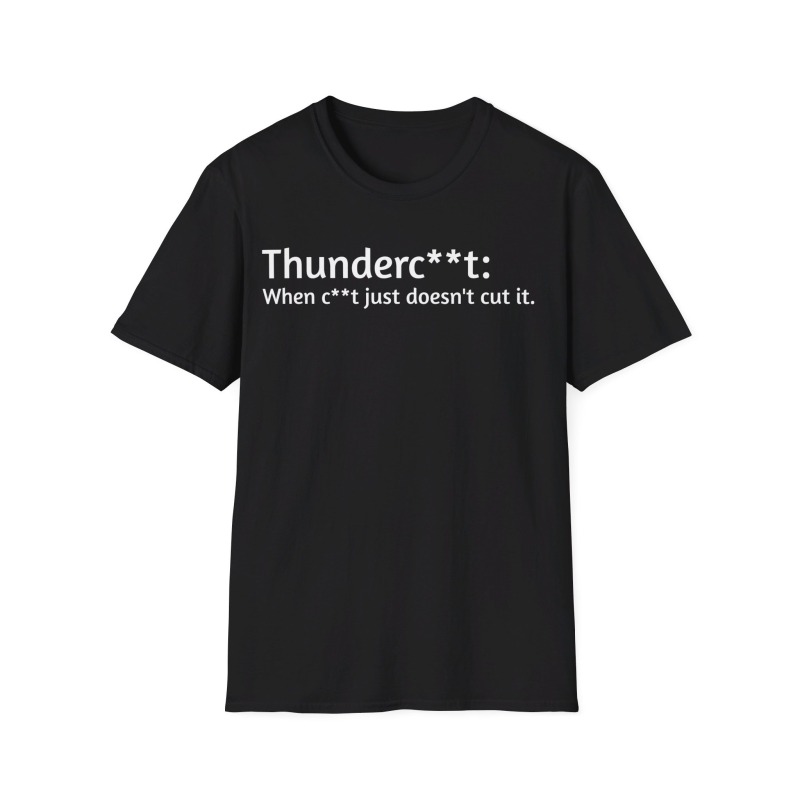 Thunderc**t - Unisex Softstyle T-Shirt - Image 14