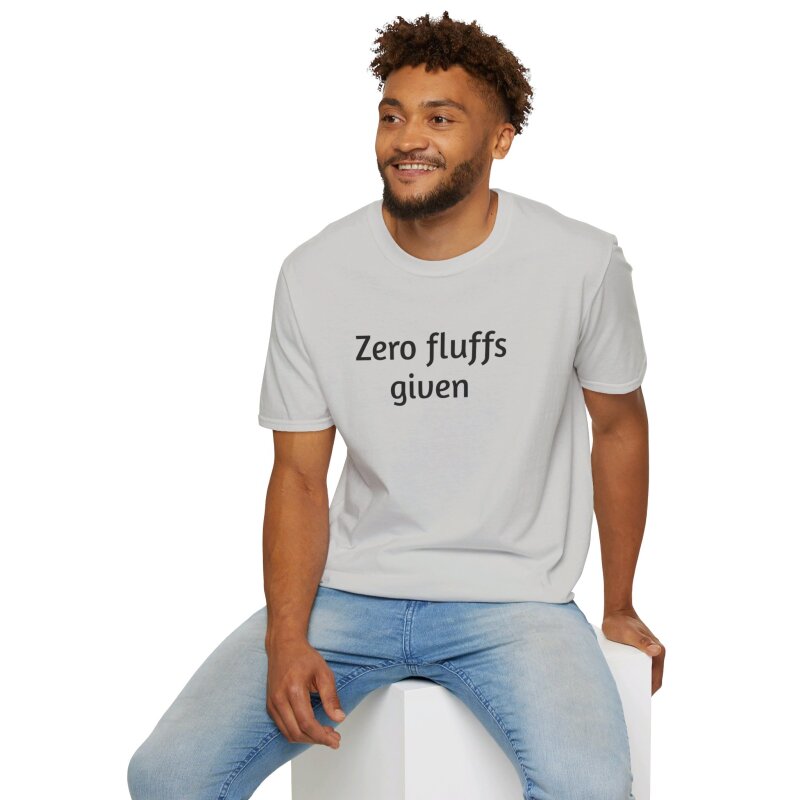 Zero fluffs given - Unisex Softstyle T-Shirt - Image 48