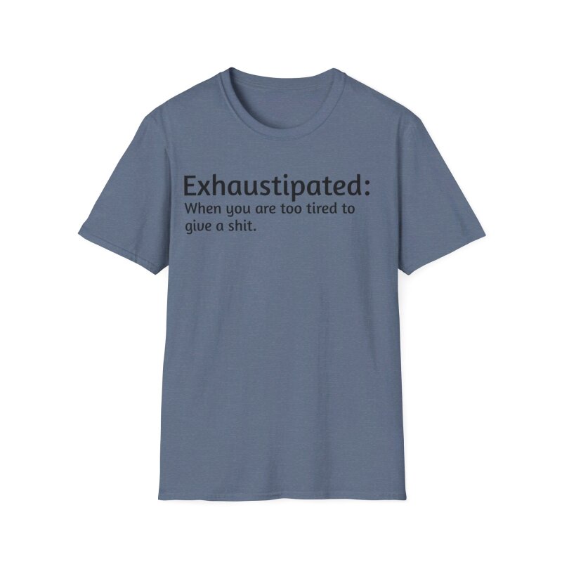 Exhaustipated - Unisex Softstyle T-Shirt - Image 2