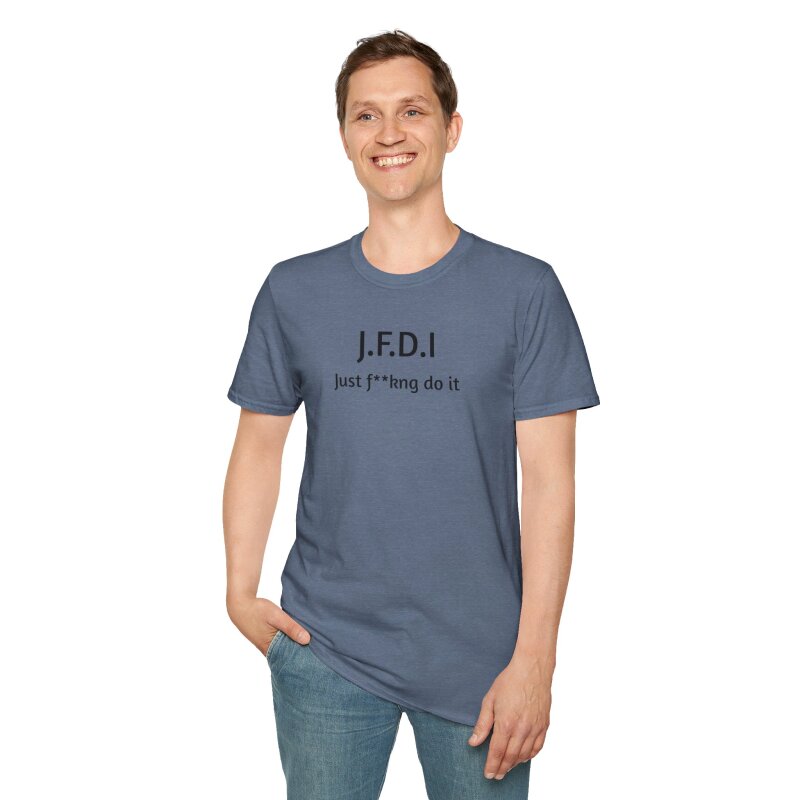 J.F.D.I - Unisex Softstyle T-Shirt - Image 68