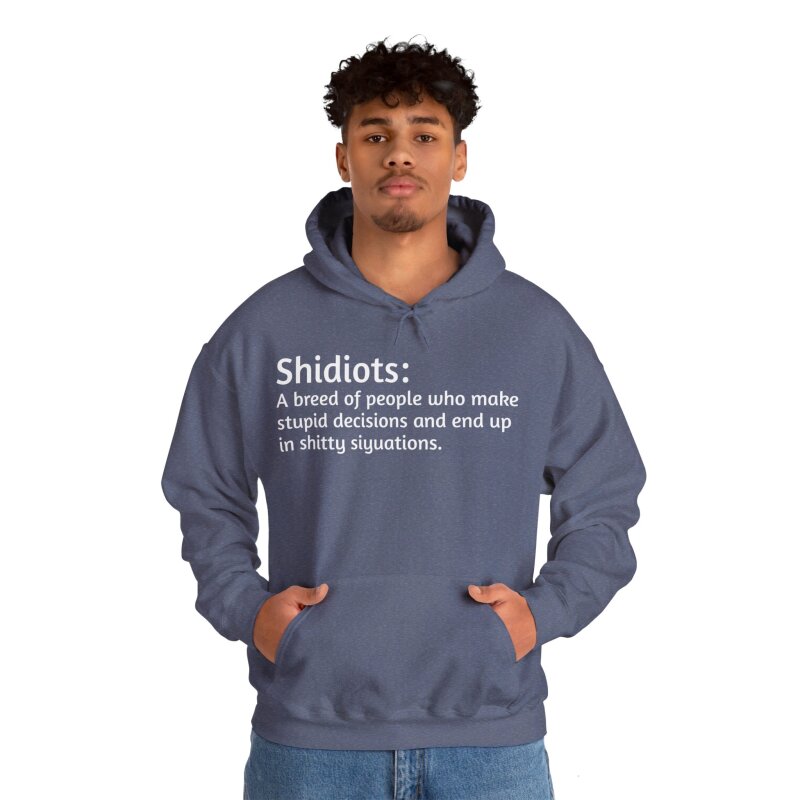 Shidiots - Unisex Hoodie - Image 60