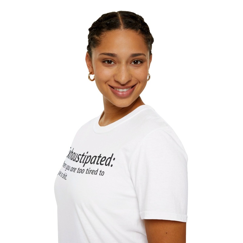 Exhaustipated - Unisex Softstyle T-Shirt - Image 21