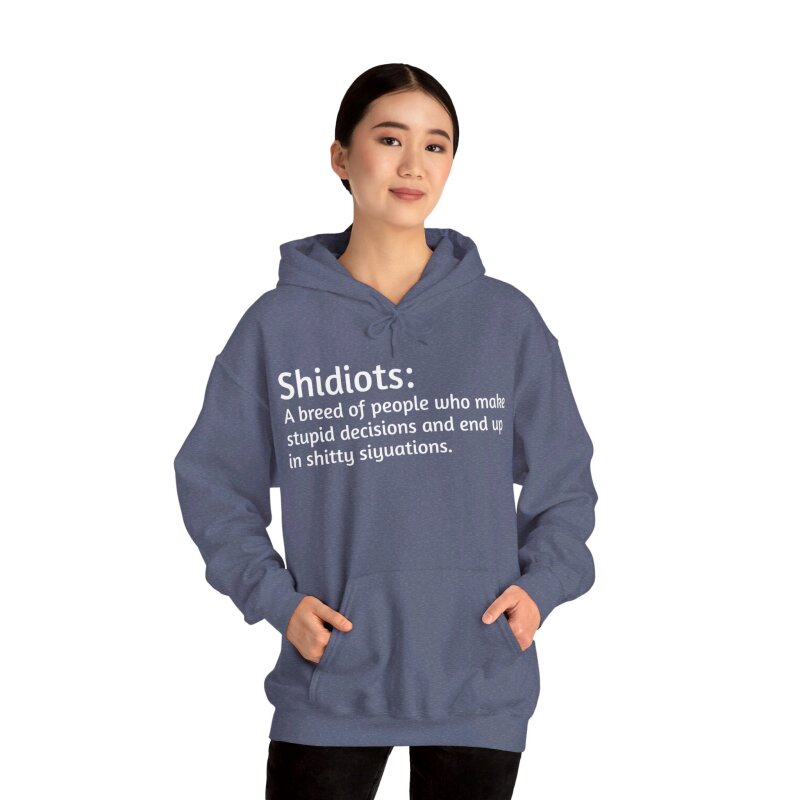 Shidiots - Unisex Hoodie - Image 59