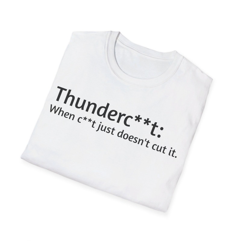 Thunderc**t - Unisex Softstyle T-Shirt - Image 5