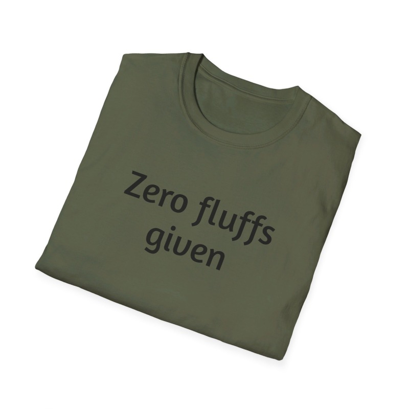 Zero fluffs given - Unisex Softstyle T-Shirt - Image 5