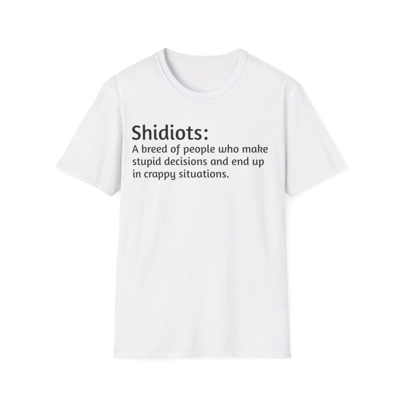 Shidiots - Unisex Softstyle T-Shirt - Image 14