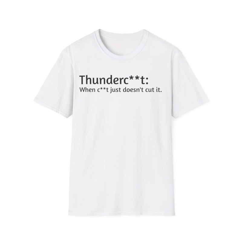 Thunderc**t - Unisex Softstyle T-Shirt - Image 2