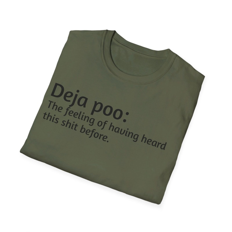 Deja poo - Unisex Softstyle T-Shirt - Image 41