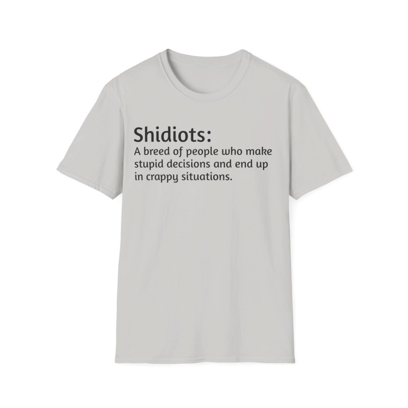 Shidiots - Unisex Softstyle T-Shirt - Image 38