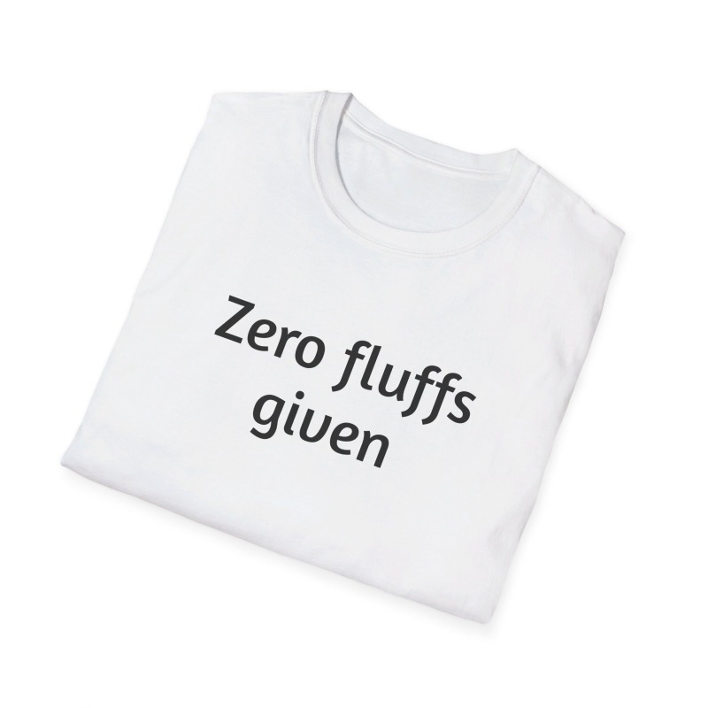 Zero fluffs given - Unisex Softstyle T-Shirt - Image 17