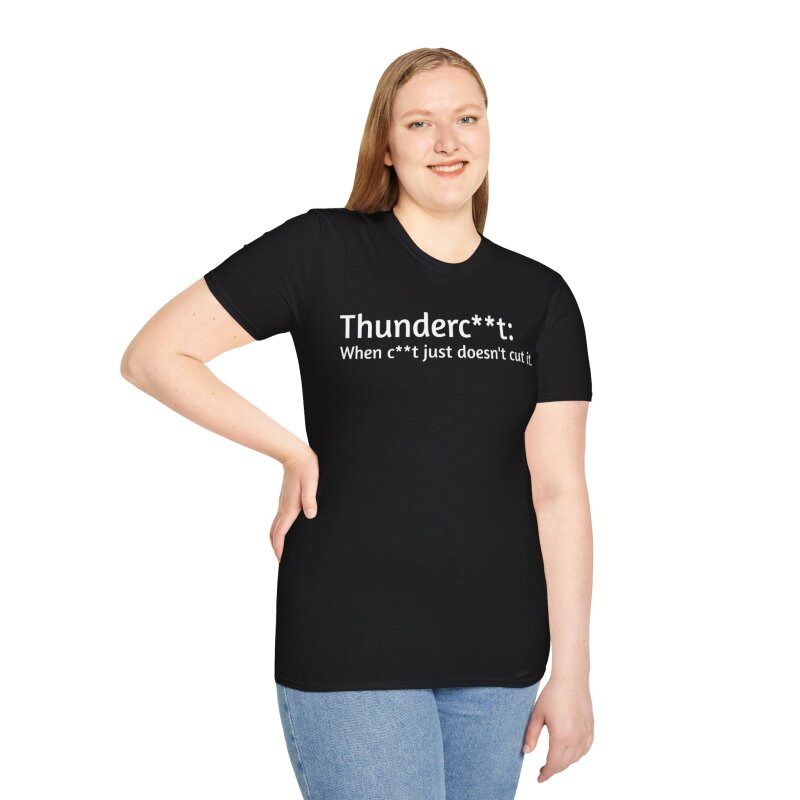 Thunderc**t - Unisex Softstyle T-Shirt - Image 13