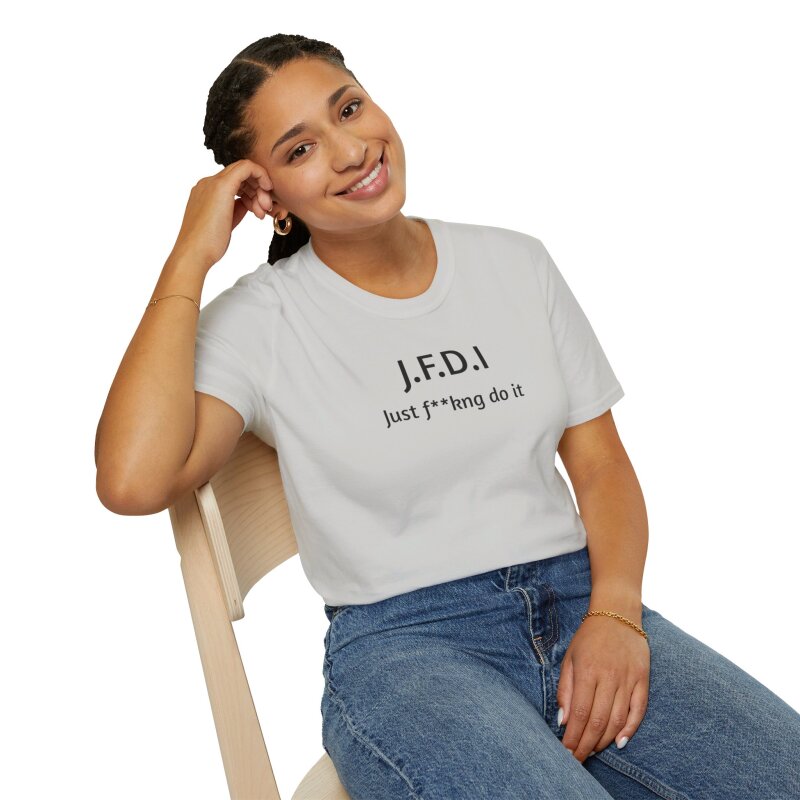 J.F.D.I - Unisex Softstyle T-Shirt - Image 37