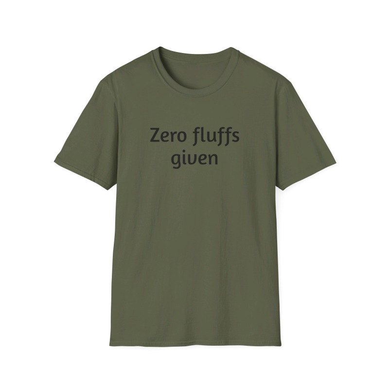 Zero fluffs given - Unisex Softstyle T-Shirt - Image 2