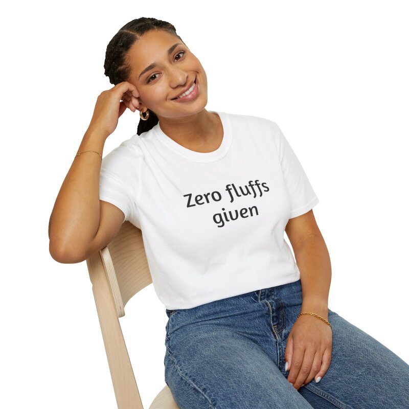 Zero fluffs given - Unisex Softstyle T-Shirt - Image 22