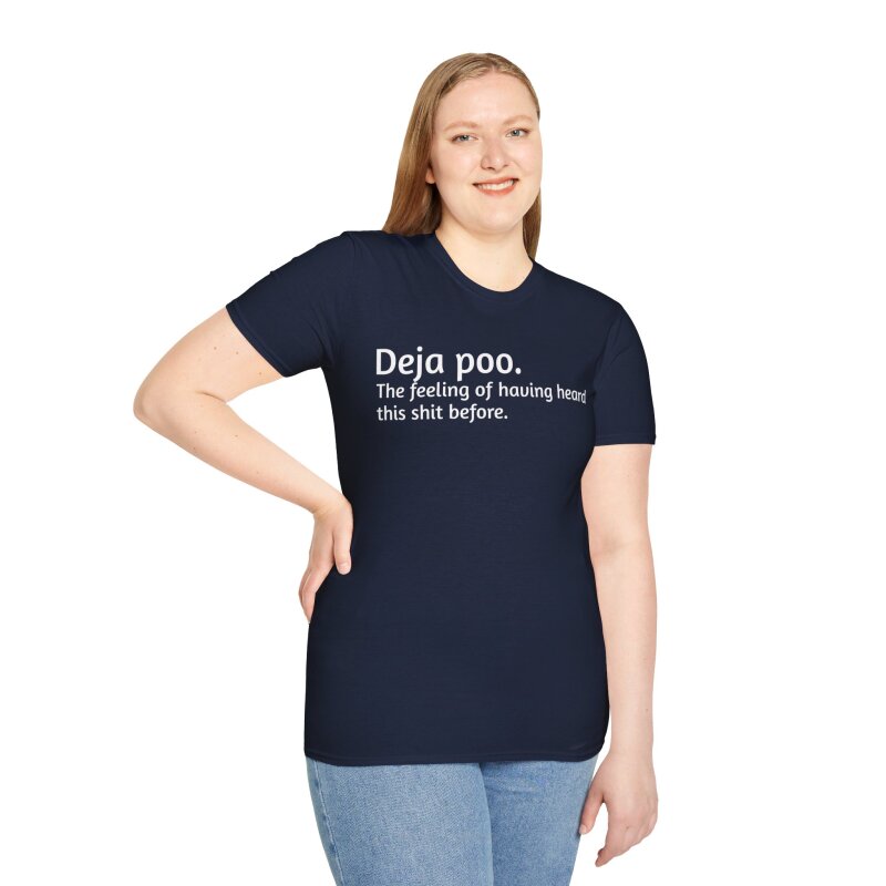 Deja poo - Unisex Softstyle T-Shirt - Image 66