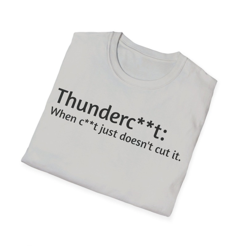 Thunderc**t - Unisex Softstyle T-Shirt - Image 29