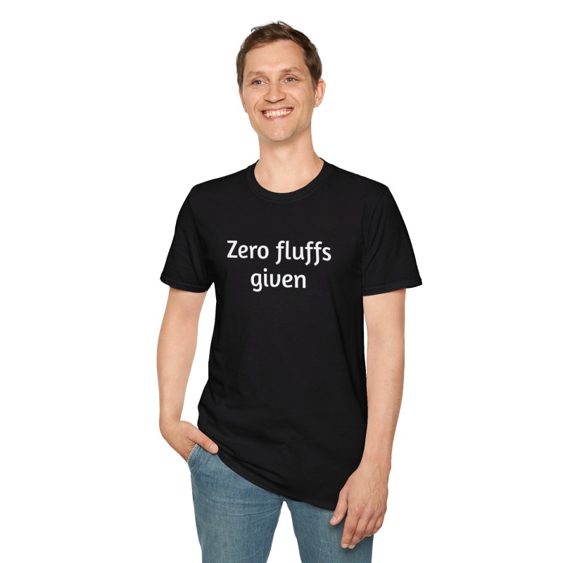 Zero fluffs given - Unisex Softstyle T-Shirt - Image 25