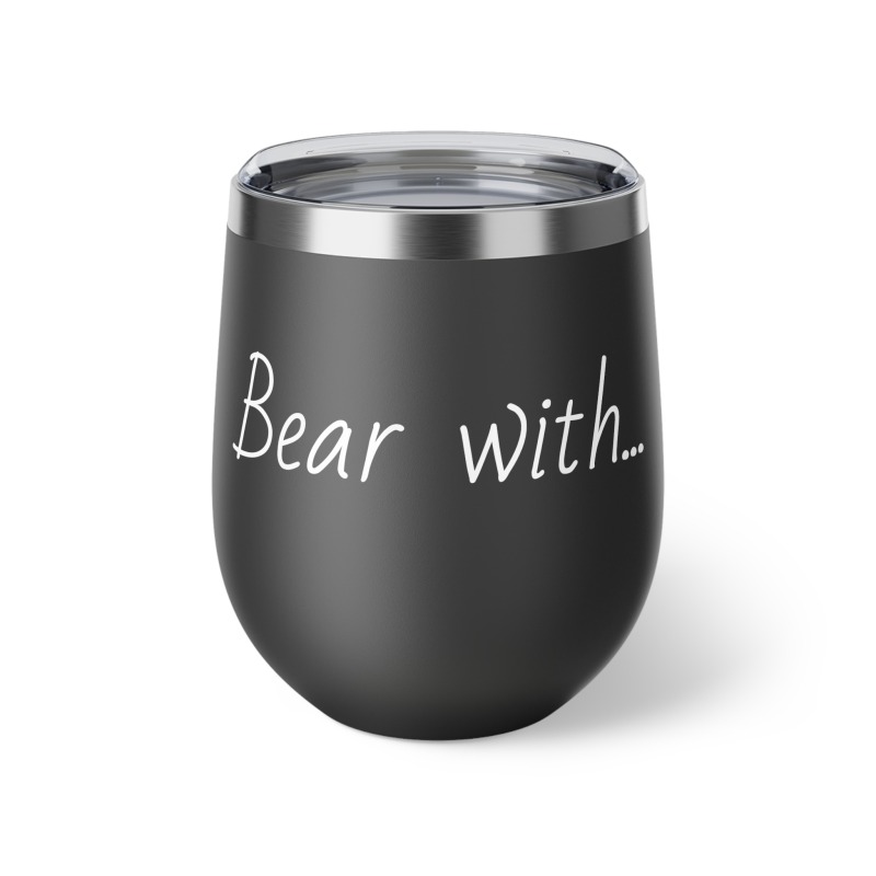 Bear with... - Copper Vacuum Insulated Cup, 12oz - Image 8