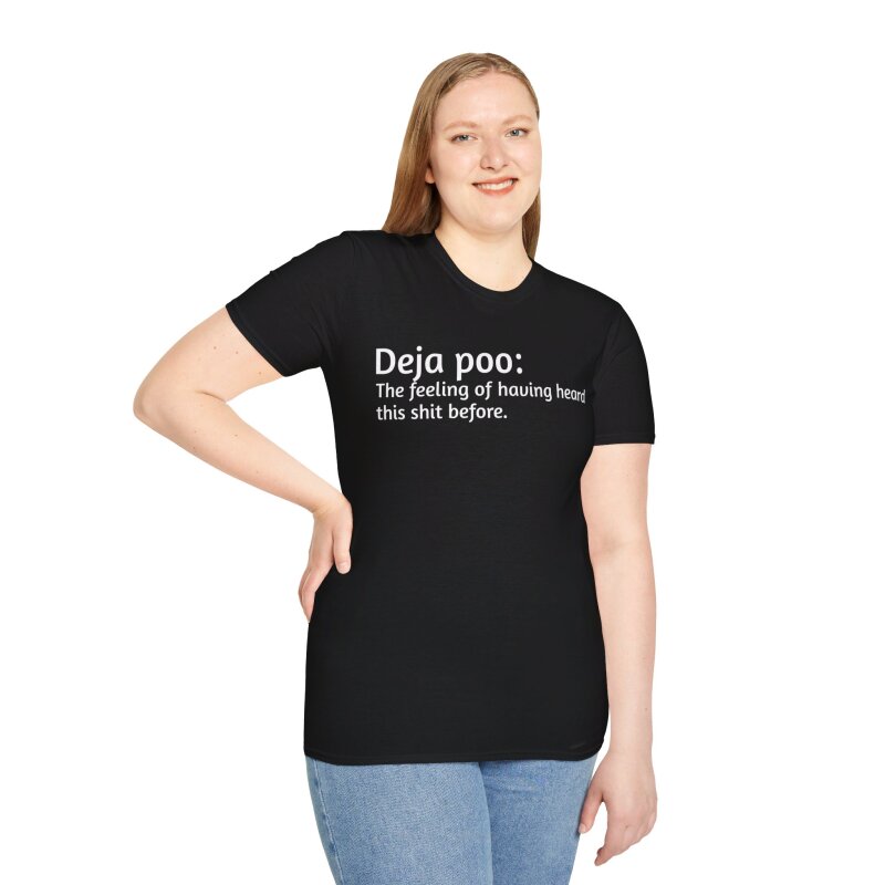 Deja poo - Unisex Softstyle T-Shirt - Image 30