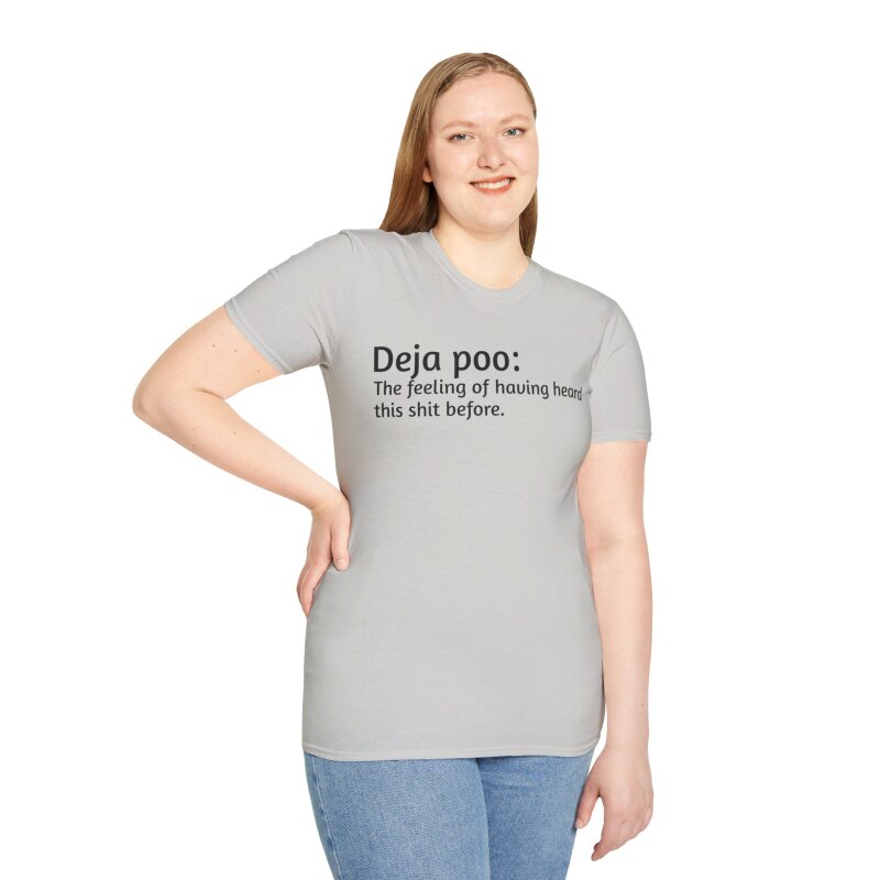 Deja poo - Unisex Softstyle T-Shirt - Image 6