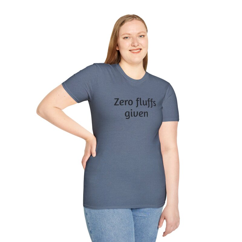 Zero fluffs given - Unisex Softstyle T-Shirt - Image 54