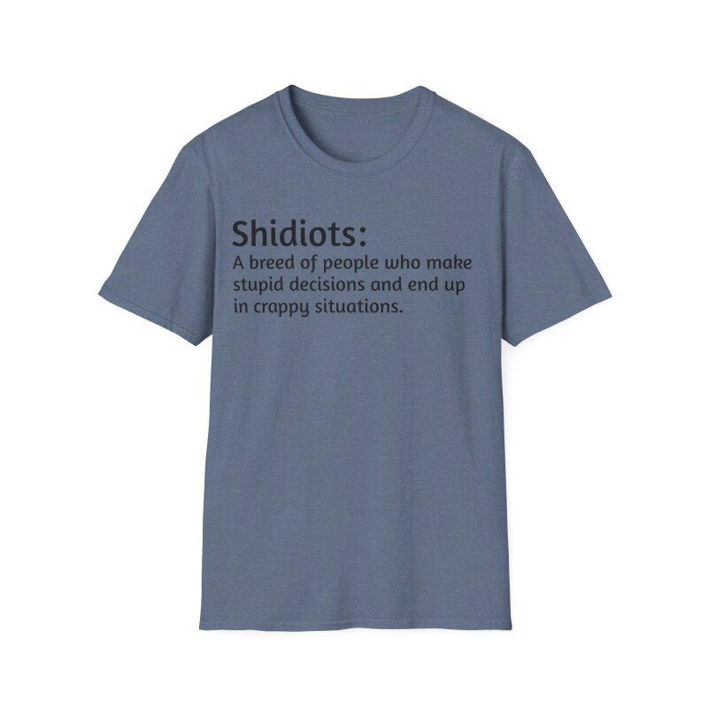 Shidiots - Unisex Softstyle T-Shirt - Image 62