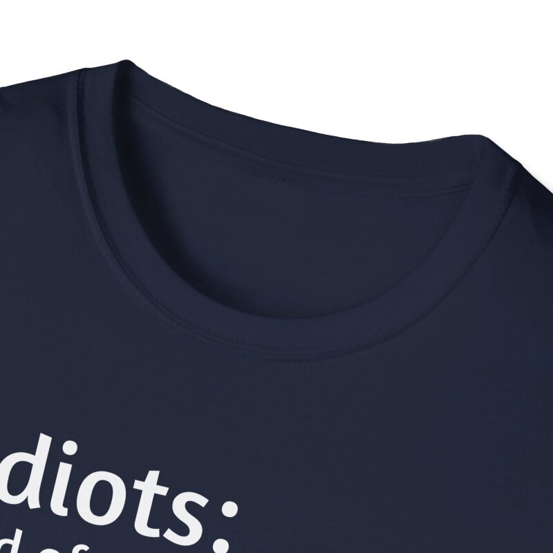 Shidiots - Unisex Softstyle T-Shirt - Image 4