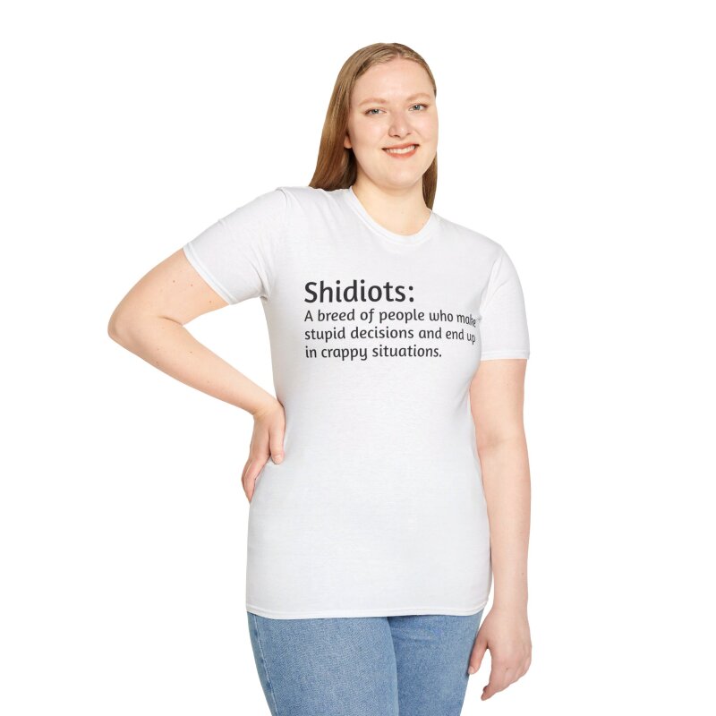 Shidiots - Unisex Softstyle T-Shirt - Image 18