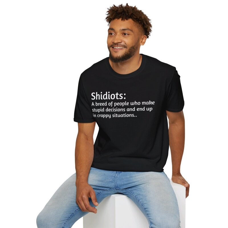 Shidiots - Unisex Softstyle T-Shirt - Image 36