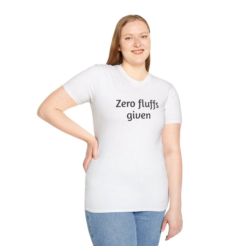 Zero fluffs given - Unisex Softstyle T-Shirt - Image 18