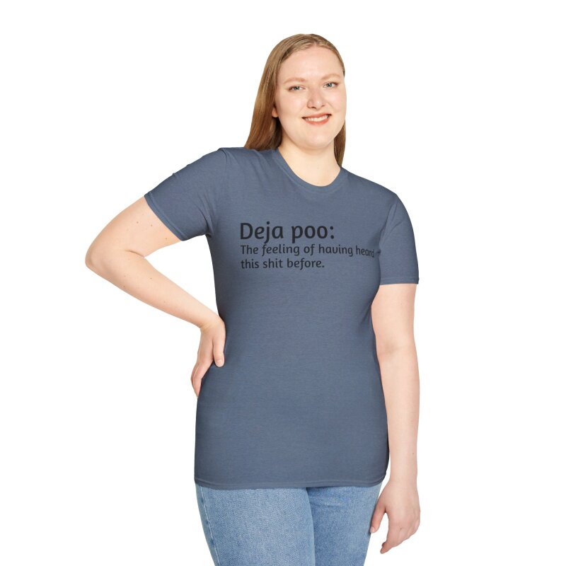 Deja poo - Unisex Softstyle T-Shirt - Image 54